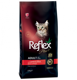 Reflex Plus Adult Kuzu Eti ve Pirinçli 15 kg Kedi Maması kullananlar yorumlar